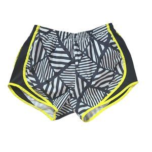 Nike Athletic Shorts Dri-Fit Black and White Stripe Women's Size S